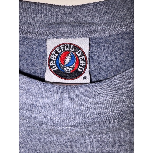 Official Grateful Dead Blue / Gray Heather Crewneck Sweatshirt 2011 Band Merch - Picture 2 of 4